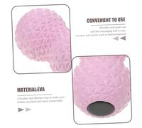 DEARMAMY Peanut Massage Ball Sturdy Firmness Wide Coverage for Back Neck Feet Muscle Relaxation Portable Fitness Massager for Trigger Point Therapy and Relief