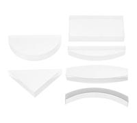 DEARMAMY Physics Optical Lens for Teaching Convex and Concave Glass Prisms for Middle School Science Experiments High Precision Refraction and Reflection Portable Lab Equipment for Optics