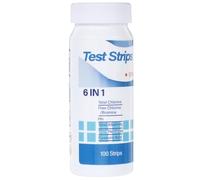 DEARMAMY Pool Test Strips Water Quality Testing Paper for Spas Hot Tubs Cyanuric Acid Ph Hardness Alkalinity Aquarium Water Tester Strips for Accurate Monitoring