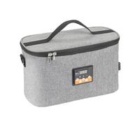 DEARMAMY Portable Baby Bottle Warmer Bag with 8l Capacity, Oxford Cloth Material, Liquid Crystal Thermostat, Car Charging Head, and Carrying Strap Suitable for Outdoors and Stroller Handle