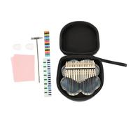 DEARMAMY Portable Kalimba Thumb Piano for Beginners Clover Shape Transparent Finger Piano with Music Score Lightweight and Carry Musical Instrument Gift for Family and Friends