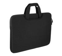 DEARMAMY Portable Notebook Computer Case Lightweight Laptop Briefcase Compatible with Pro Models Elegant Black Business Tablet Handbag with Comfortable Touch and Protective Design
