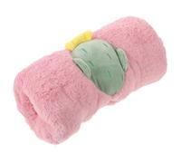 DEARMAMY Portable Pink Hand Warming Pillow with Cactus Pattern, Soft Stretch Velvet and Plastic Material for Efficient Warmth during Outdoor Winter Activities
