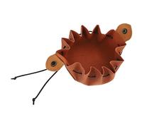 DEARMAMY Present Pouch Drawstring Faux Leather Dice Bag Portable and Sturdy Great for Coins Jewelry and Small Things