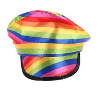 DEARMAMY Pride Headdress Carnival Hat Big Lip Boys and Girls Police Hat Fashionable Daily Wear Random Style