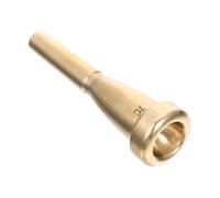 DEARMAMY Professional Size 7 Horn Mouthpiece Gold Brass Portable Horn Accessory for Practice and Performance