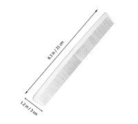 DEARMAMY Professional Titanium Steel Hair Cutting Comb Static Barber Salon Tool for Thick Curly Straight Hair Durable Unbreakable Styling Accessory