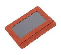 DEARMAMY PU Grain Lizard Texture Card Holder for Bank Cards Stylish Brown with Material Practical Id Case for Travel Office Teachers Nurses and Government Use
