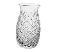 DEARMAMY Relief Pineapple Pattern Cocktail Glass 480ml Embossed Wine Mug Water Cup for Cold Drinks Juice Bar Use