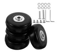 DEARMAMY Replacement Wheels for Luggage Swivel Casters Set Heavy Duty Suitcase Wheels Replacement for Trolley Case Repair and Silent Rolling Surfaces