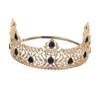DEARMAMY Retro Vintage Men's Alloy Headpiece Greek Prince Crown for Wedding Cosplay Events