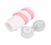 DEARMAMY Reusable Travel Bottles 50ml Silicone Shampoo Conditioner Containers for Toiletries The Go