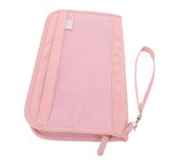 DEARMAMY RFID Shielding Travel Passport Wallet Organizer Lightweight Oxford Cloth Document Pouch with Quick Access Compartments Security Case for Men Women The Go