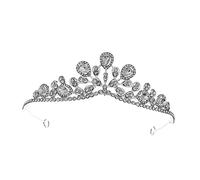 DEARMAMY Rhinestone Crown Women Hair Jewelry for Wedding Bride Birthday Party Bridal Crown Diamonds for Bridal Shower