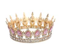DEARMAMY Rhinestone Queen Crown for Women - Wedding Tiara, Bridal Headpiece, Pageant Crown, Vintage Princess Hair Accessories