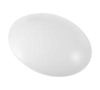 DEARMAMY Round Ceiling Light Shade Replacement High Transmittance Lampshade Cover for Bedroom Kitchen Bathroom Fire-Resistant Ceiling Fixture Cover with Opening Soft Even Light Diffuser for