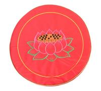 DEARMAMY Round Cushion Large Sitting Pillow with Lotus Design Comfortable Thick Seat Cushion for and Home Decor