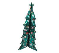 DEARMAMY Self-standing Inflatable Christmas Tree Foil Balloon Colorful Xmas Party Decoration for Indoor Outdoor Holiday Celebrations Reusable Festive Decor
