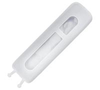 DEARMAMY Silicone Remote Cover for Tv and Air Conditioner Remote Control White Protective Dust Cover Easy Installation and Full Access to Buttons and Ports Sleeve
