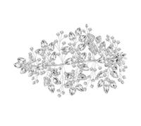 DEARMAMY Silver Headpiece for Women's Wedding Rhinestone Hair Accessory Unique Vine Design for Special Event