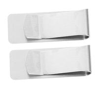 DEARMAMY Simple Appearance Symbol Decor Money Clip for Clipping Checks Cash Credit Cards