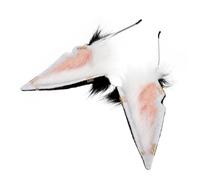 DEARMAMY Simulation Fox Tail Hairband Decorative Headband for Party Festival Fox Ears Design Wolf Ear Clip Mens Cosplay