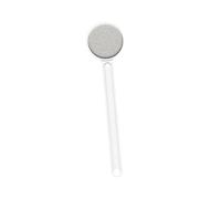 DEARMAMY Skid Long Handle Bath Brush for Back Exfoliation Soft Bristles Gentle Cleansing Durable Environmental Material White Bathroom Shower Scrubber for Skin Cleaning