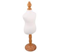 DEARMAMY Small Animal Dress Form Mannequin for Pet Dog Clothes Display Stand, Wooden Puppy Shirt Holder for Sewing and Fashion Garment Modeling