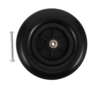 DEARMAMY Solid Front Wheels for Wheelchair Replacement PU PVC Tires with Anti-Slip Grip Casters for Walkers and Transport Chairs for Seniors and Various Terrains