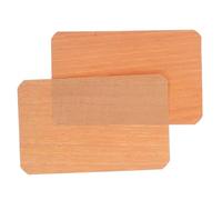 DEARMAMY Spanish Cedar Sheets for Humidor 2pcs Large Humidity Control Dividers 200x123x0.5mm Fragrant Wood Planks for Cigar Storage and Aging Accessories