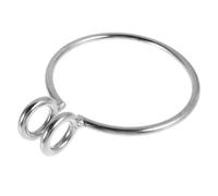 DEARMAMY Stainless Steel Anchor Retrieval Ring Double Ring 8mm for Boats | Marine Accessory for Anchor Chain, Silver Finish, Welded Top Pair, Safe Lifting, Easy Retrieval