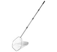 DEARMAMY Stainless Steel Chicken Catcher Set with Hook and Thickened Net, Foldable Farm Animal Catching Tool for Outdoor Poultry Farmers and Free-range Chicken Handling