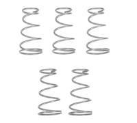 DEARMAMY Stainless Steel Faucet Spring with Consistent Elasticity 5pcs Polished Finish for Milk Tea Bucket Faucet Suitable for Milk Tea Barrel and Insulated Bucket