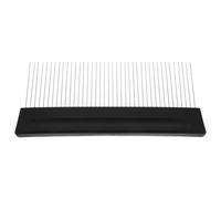 DEARMAMY Stainless Steel Large Texture Paint Tool Wall Graining Comb for Plaster and Painting Linen Effect Pattern Scraper for DIY Home Decoration and Wall Art