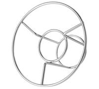 DEARMAMY Stainless Steel Multi-function Turkey Roaster Bbq Grill Rack Portable Chicken Holder for Camping Supply Outdoor Barbecue Cooking