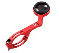 DEARMAMY Stem Extension Holder for Bike Stopwatch and Flashlight, Red | Aluminium Alloy Build, Easy Install and Disassemble, Solid Carry Solution for Cycling Use
