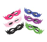DEARMAMY Superhero Cosplay Masks: 6PC Kids Adults Masquerade Party Favors & Decorations