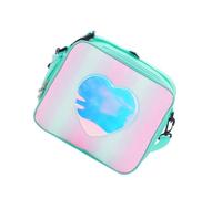 DEARMAMY Thermal Lunch Bag, Polyester Insulated Portable Storage | Green Finish, Large Capacity, Humanized Zipper Design, Very Light Build, Safe Storage
