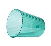 DEARMAMY Thickened Transparent Waste Basket Large Office Trash Container Kitchen Bin Clear Household Rubbish Bucket No Lid Storage for Bedroom Bathroom