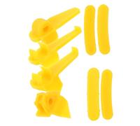 DEARMAMY Tire Machine Wheel Pads Sturdy Rim Protector 4 Sets with Protective Sleeve Wear Resistant Tire Machine Parts for Commercial and Personal Use