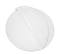 DEARMAMY Transparent PVC Fan Protector Bag Dustproof Sleeve for Round Folding Fans for Outdoor DIY Use Lightweight Plastic Storage Pouch