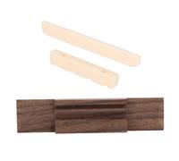 DEARMAMY Ukulele Bridge and Nut Kit for Ukulele Repair Plastic Material Holds Strings Firmly Acoustic Bridge String Nut Accessory