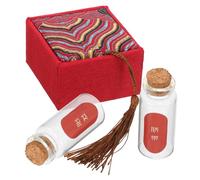 DEARMAMY Umbilical Cord Keepsake Box with Fetal Hair Storage Bottle Sturdy DIY Newborn Memory Organizer for Teeth and Hair Preservation Gift for Cherished Childhood Moments