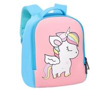 DEARMAMY Unicorn Backpack for School and Outdoor Use in Neoprene | Lightweight, Easy Wipe Clean Finish, Adjustable Straps, Lovely Style for Boys at Kindergarten