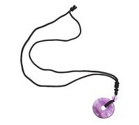 DEARMAMY Unique Crystal Necklace Traditional Decor Safe Stone Pendant for Party and Everyday