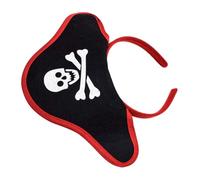 DEARMAMY Unique Halloween Party Accessory Pirate Hat Hair Hoop for Cosplay Masquerade