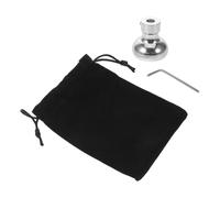 DEARMAMY Universal Silver Multi-slot Tuning Fork Holder Stand with Foot Support, Replacement Protective Storage Accessory for Musical Instrument Parts, Suitable for Home and Professional