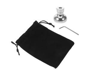 DEARMAMY Universal Silver Multi-slot Tuning Fork Holder Stand with Foot Support, Replacement Protective Storage Accessory for Musical Instrument Parts, Suitable for Home and Professional