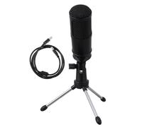 DEARMAMY USB Condenser Microphone Set and Zinc Alloy Adjustable Stand with Cardioid Pattern Efficiently Captures Human Voice for Laptop Streaming and Conference Calls