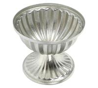 DEARMAMY Vintage Style Metal Flower Vase Decorative Iron Vase for Home and Garden Large European Rustic Floral Container with Antique Silver Finish Weather-Resistant Desktop Planter for